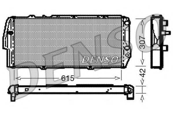 NPS DRM02040 Радіатор, охолодження двигуна