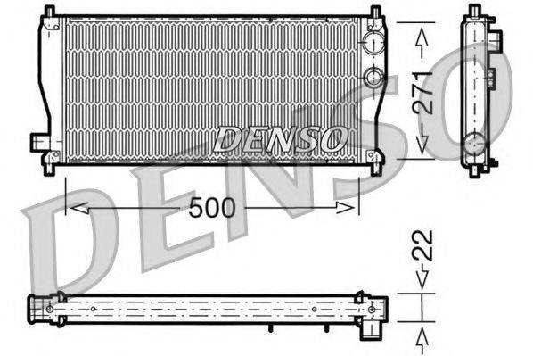 NPS 50118 Радіатор, охолодження двигуна