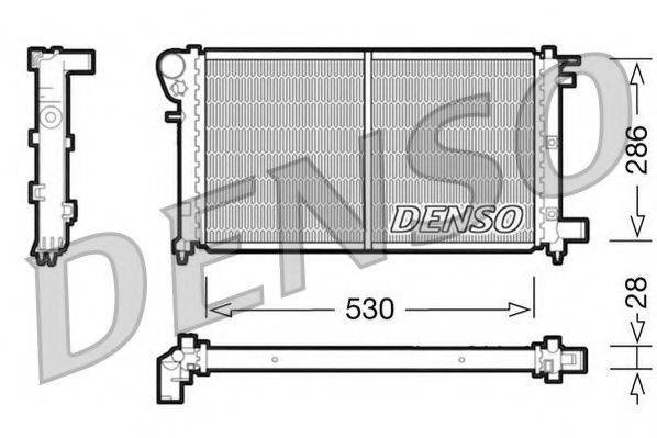 NPS 63523 Радіатор, охолодження двигуна