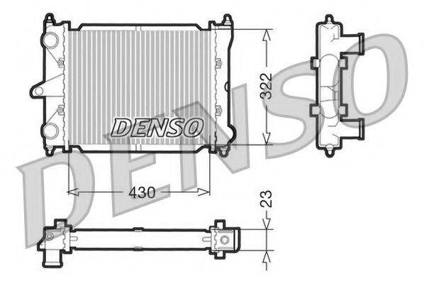 NPS 65172 Радіатор, охолодження двигуна