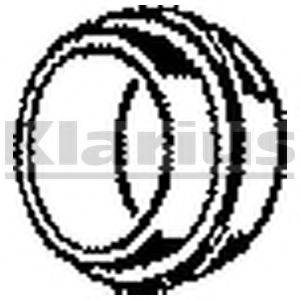 KLARIUS 410177 Прокладка, труба вихлопного газу
