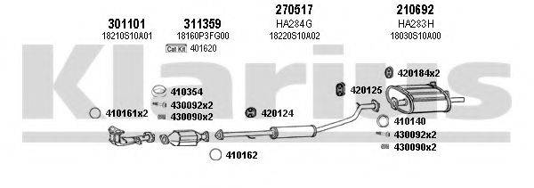 KLARIUS 420177E Система випуску ОГ