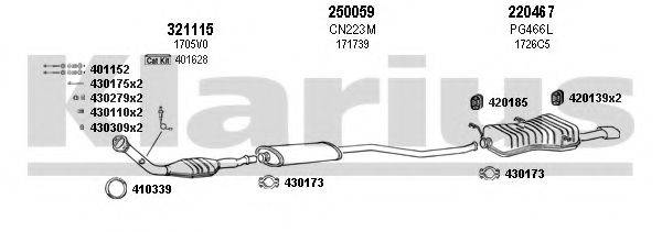 KLARIUS 630524E Система випуску ОГ