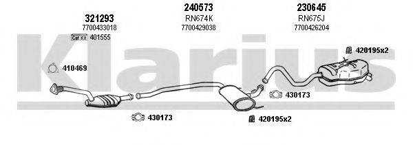 KLARIUS 720818E Система випуску ОГ