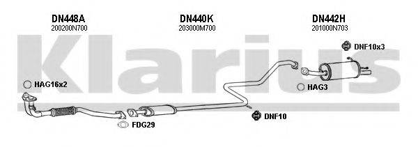 KLARIUS 270329U Система випуску ОГ