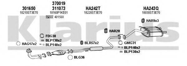 KLARIUS 420163U Система випуску ОГ