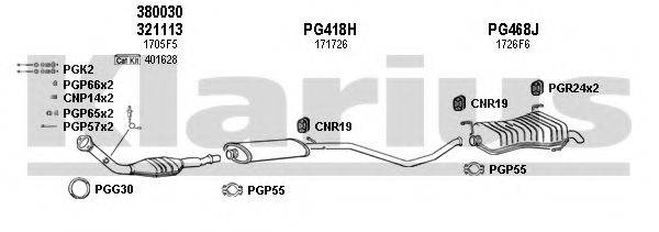 KLARIUS 630313U Система випуску ОГ