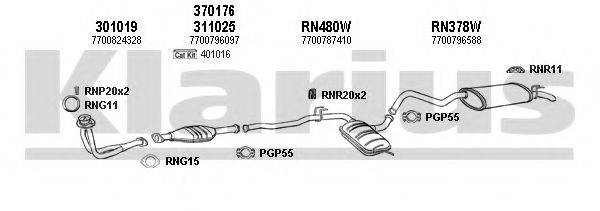KLARIUS 720347U Система випуску ОГ