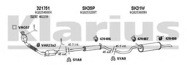 KLARIUS 780081U Система випуску ОГ