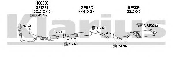 KLARIUS 930827U Система випуску ОГ