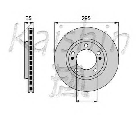 KAISHIN CBR243 гальмівний диск