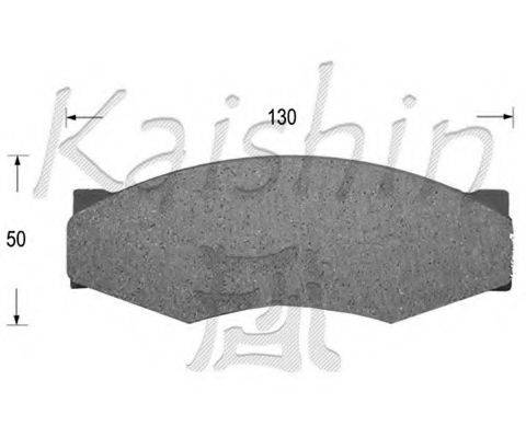 AGC KAROSSERIE D1025 Комплект гальмівних колодок, дискове гальмо