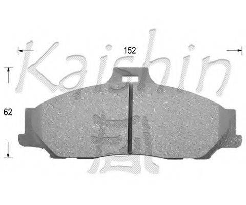 KAISHIN FK3119 Комплект гальмівних колодок, дискове гальмо