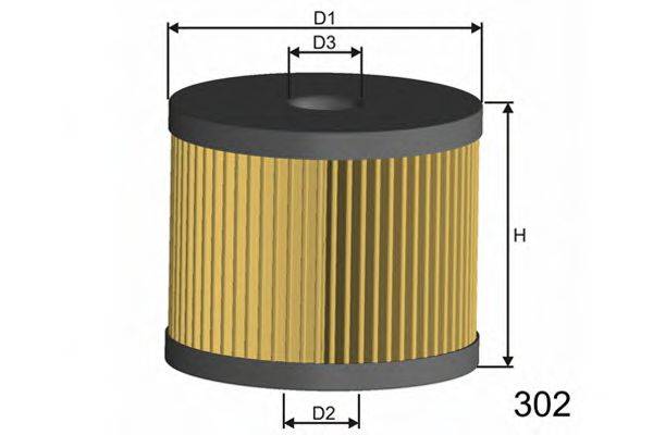 MISFAT F101 Паливний фільтр