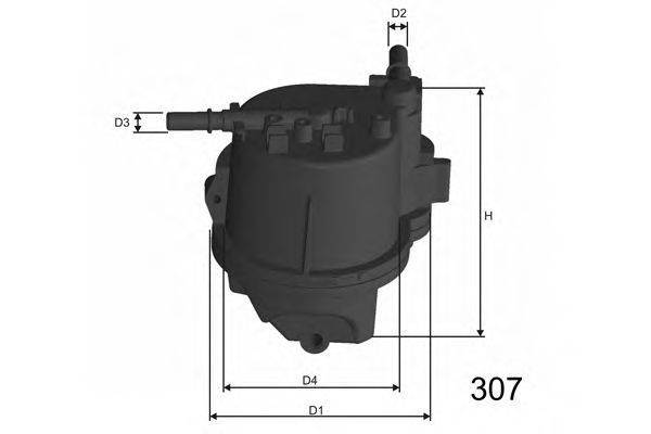 MISFAT F112 Паливний фільтр