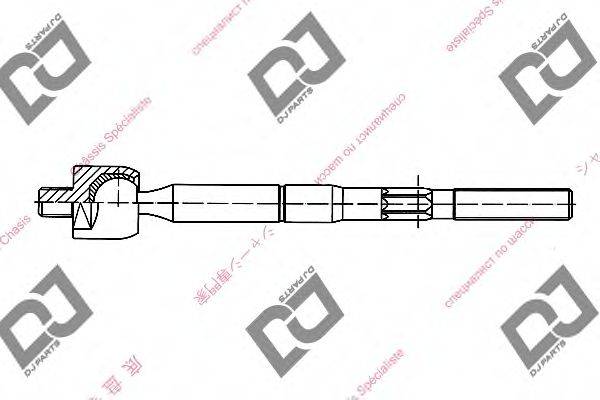 DJ PARTS DR1163 Осьовий шарнір, рульова тяга