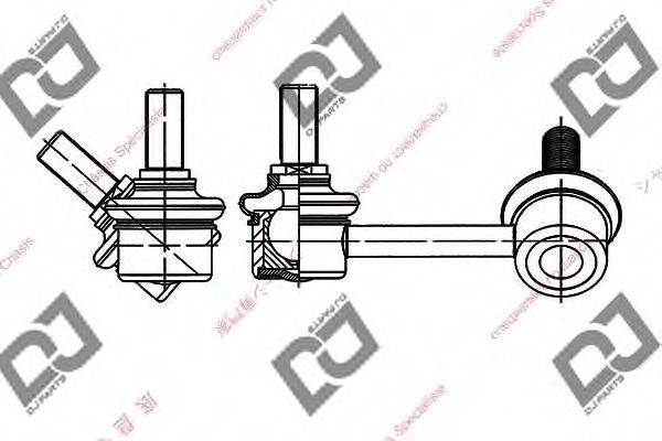 DJ PARTS DL1278 Тяга/стійка, стабілізатор