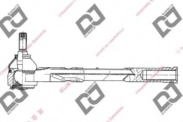 DJ PARTS DE1143 Наконечник поперечної кермової тяги