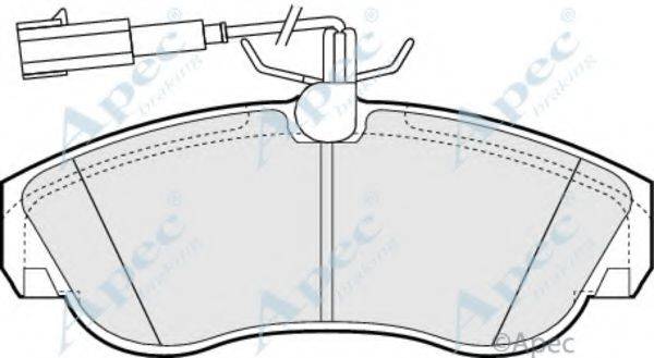 APEC BRAKING PAD1206