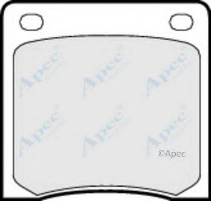 APEC BRAKING PAD156 Комплект гальмівних колодок, дискове гальмо