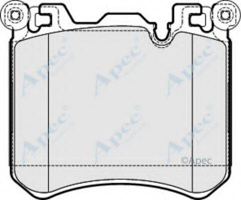 APEC BRAKING PAD1738 Комплект гальмівних колодок, дискове гальмо