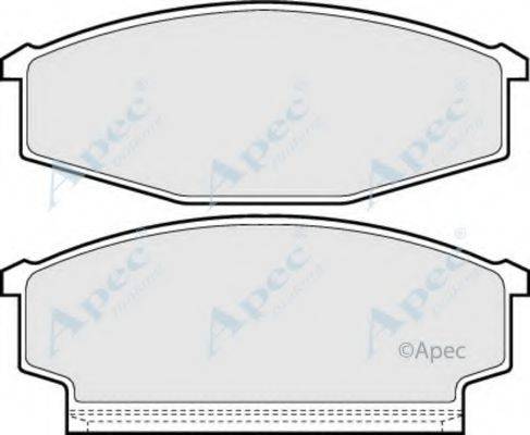 APEC BRAKING PAD601 Комплект гальмівних колодок, дискове гальмо