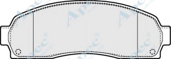 COMLINE CBP01204 Комплект гальмівних колодок, дискове гальмо