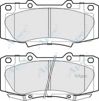 APEC BRAKING PAD1840 Комплект гальмівних колодок, дискове гальмо