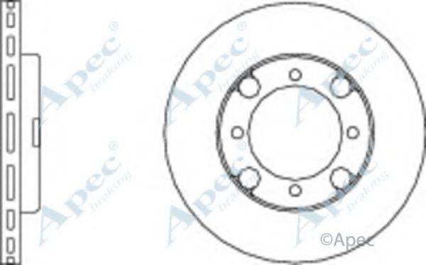 APEC BRAKING DSK169 гальмівний диск