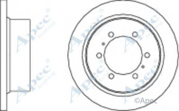 APEC BRAKING DSK2015 гальмівний диск