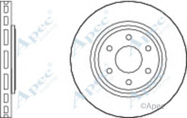 APEC BRAKING DSK2707 гальмівний диск