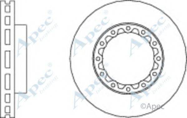 APEC BRAKING DSK2956 гальмівний диск