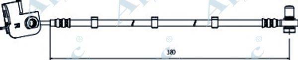 APEC BRAKING HOS4013 Гальмівний шланг