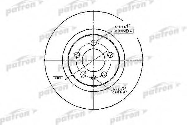 PATRON PBD4027 гальмівний диск