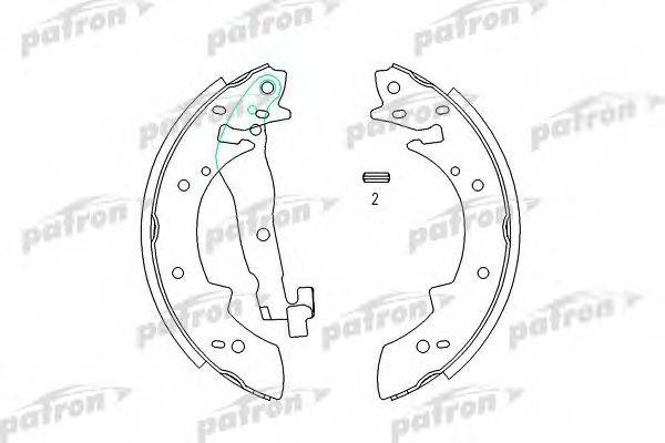 PATRON PSP173 Комплект гальмівних колодок