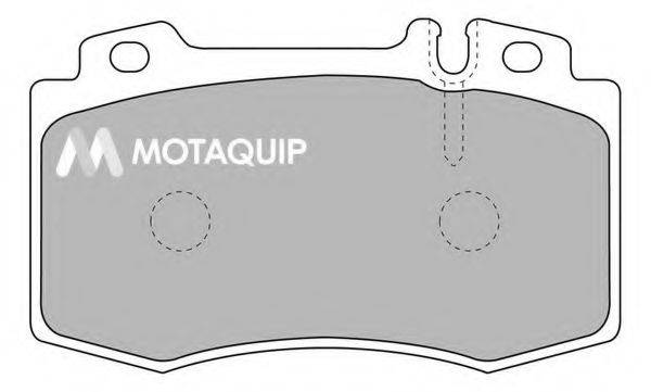 MOTAQUIP LVXL1073 Комплект гальмівних колодок, дискове гальмо