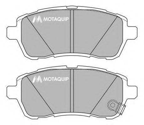 MOTAQUIP LVXL1370 Комплект гальмівних колодок, дискове гальмо