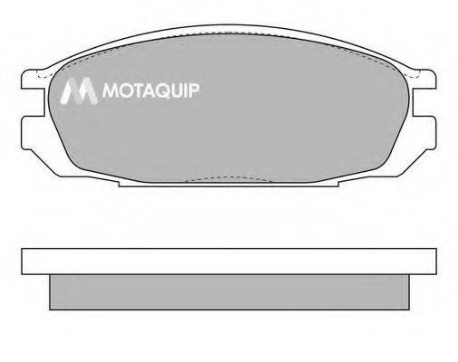 MOTAQUIP LVXL800 Комплект тормозных колодок, дисковый тормоз