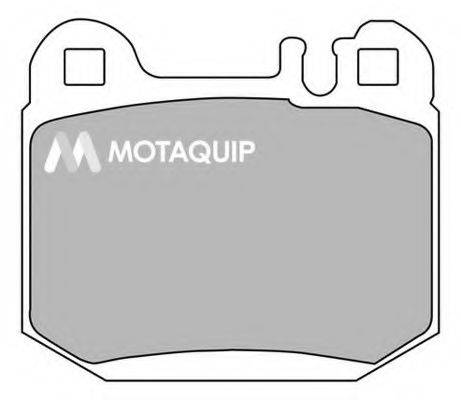 MOTAQUIP LVXL1214 Комплект гальмівних колодок, дискове гальмо