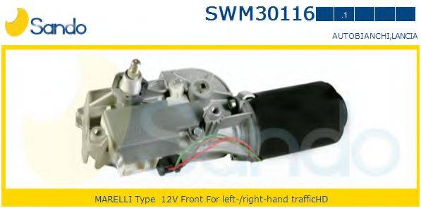 SANDO SWM301161 Двигун склоочисника