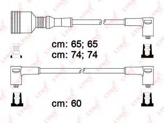 ALFAROME/FIAT/LANCI 60504325 Комплект дротів запалювання