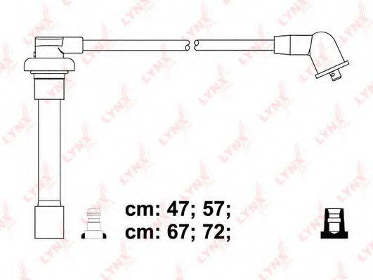 LYNXAUTO SPC3415 Комплект дротів запалювання