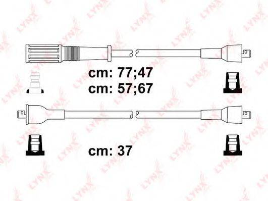 ALFAROME/FIAT/LANCI 7791456 Комплект дротів запалювання