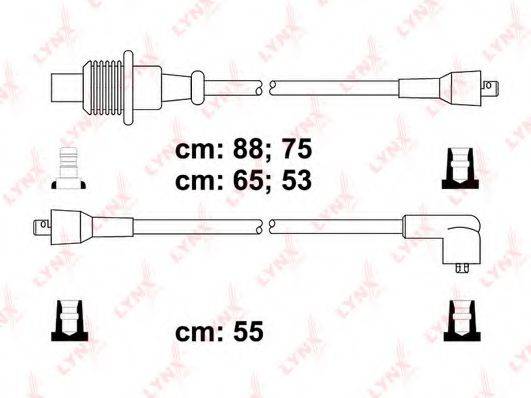 LYNXAUTO SPC6117 Комплект проводов зажигания