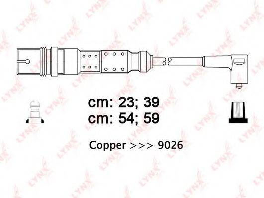 LYNXAUTO SPC8013 Комплект дротів запалювання