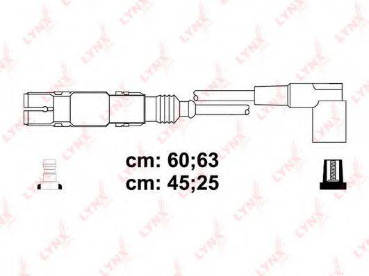 LYNXAUTO SPC8036 Комплект дротів запалювання