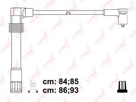 LYNXAUTO SPC8037 Комплект дротів запалювання