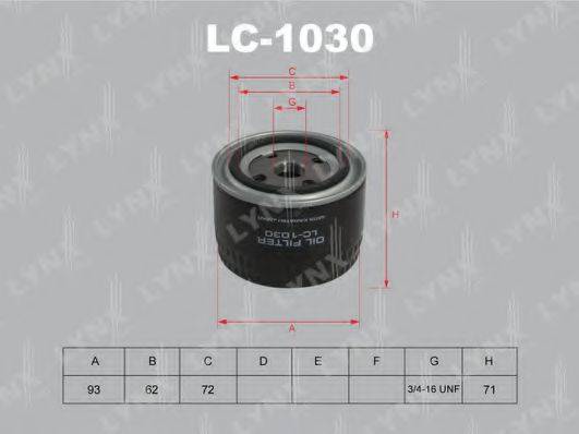 LYNXAUTO LC1030 Масляний фільтр