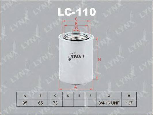 LYNXAUTO LC110 Масляний фільтр