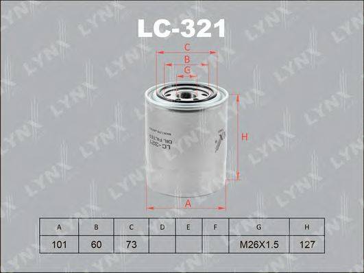 MAZDA VS01-13-302C Масляний фільтр